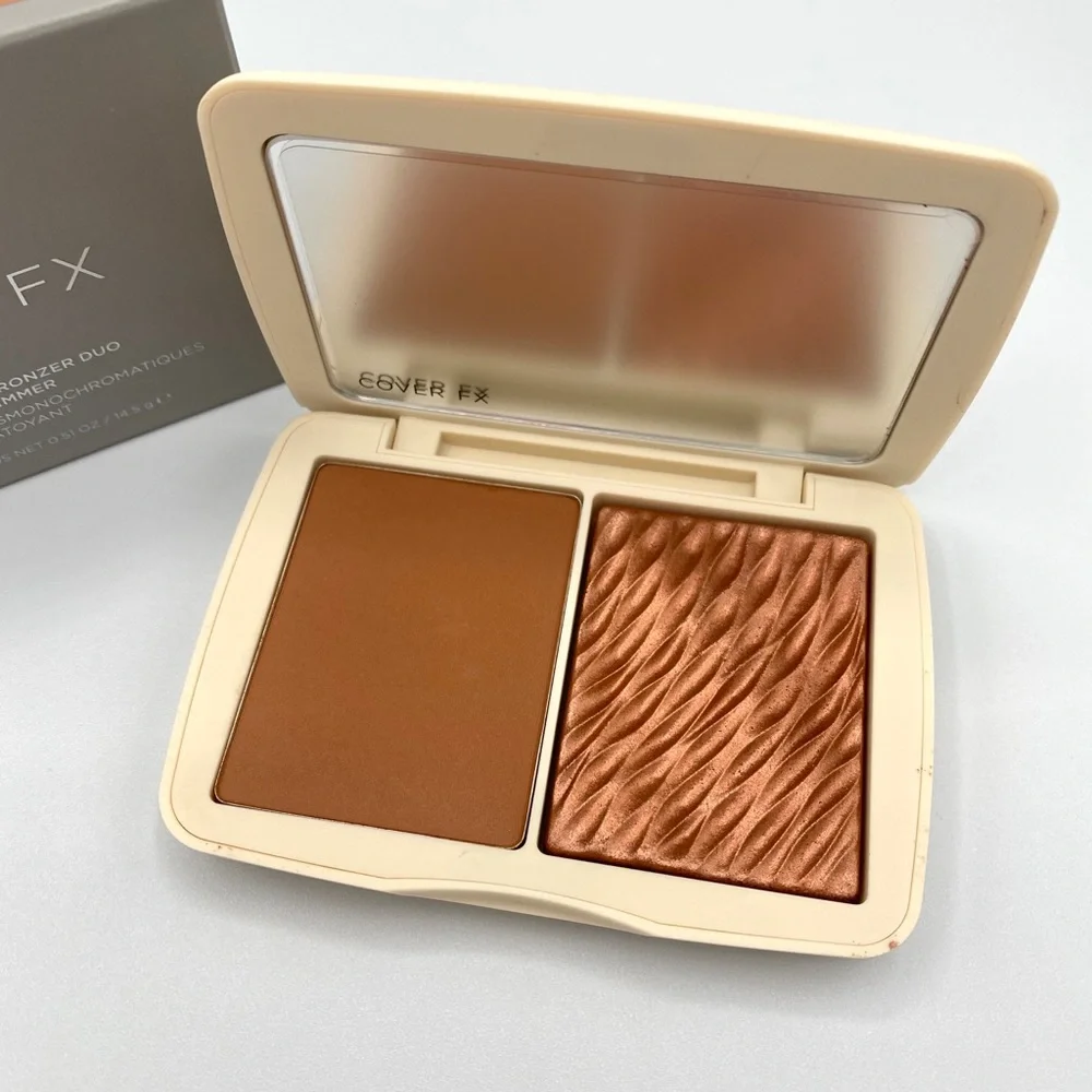 Cover FX | Monochromatic Bronzer | Duo Matte & Shimmer – Suntan Bronze BNIB
